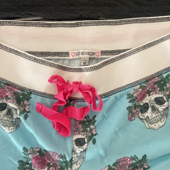 PJ savage pajamas. Top medium top small bottom medium. Good condition. - Picture 3 of 4